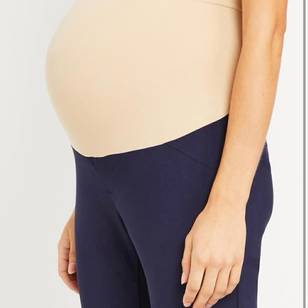 Motherhood Maternity Navy work-pant - Picture 2 of 8
